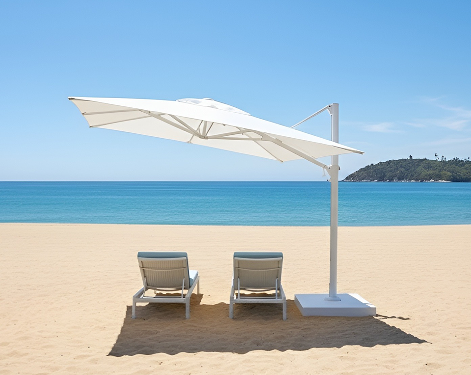 commercial restaurant patio umbrellas 4 one pole TheLAShop Umbrella 7ft 6-Rib for Boutique Hotels/Roof automatic commercial patio umbrella is designed for high TheLAShop Commercial Patio Umbrella 7ft