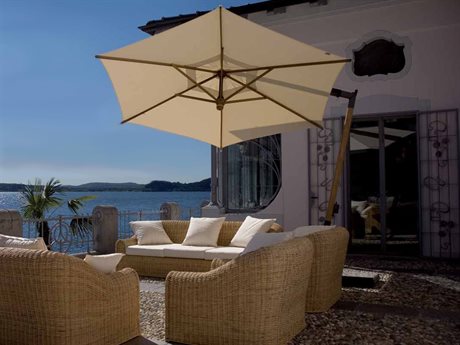 FIM C-series 10.5' Hexagon Offset Patio Umbrella