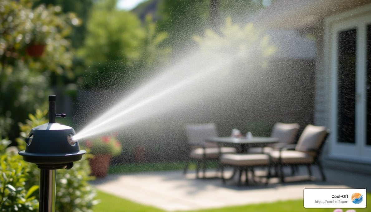 Misting Magic: How to Keep Your Backyard Cool