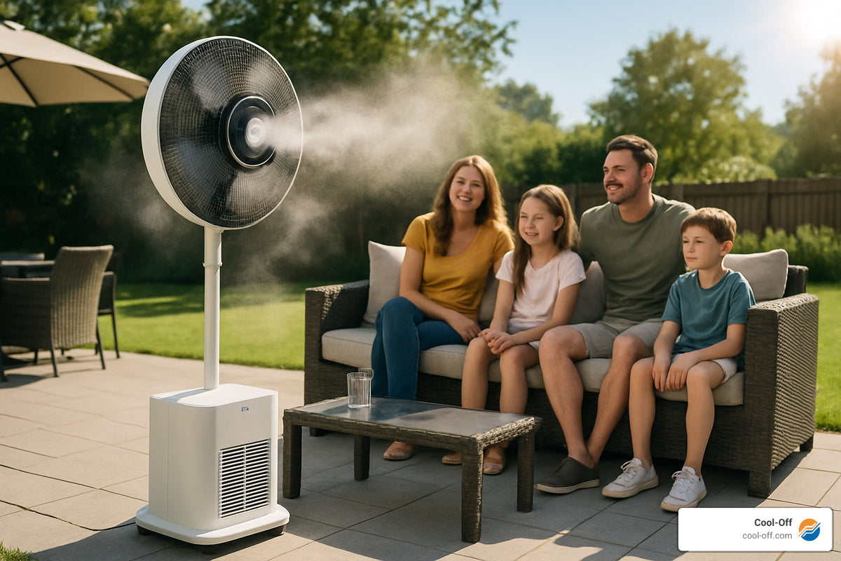 Feeling Hot, Hot, Hot? Why an AC Mist Fan Might Be Your New Best Friend