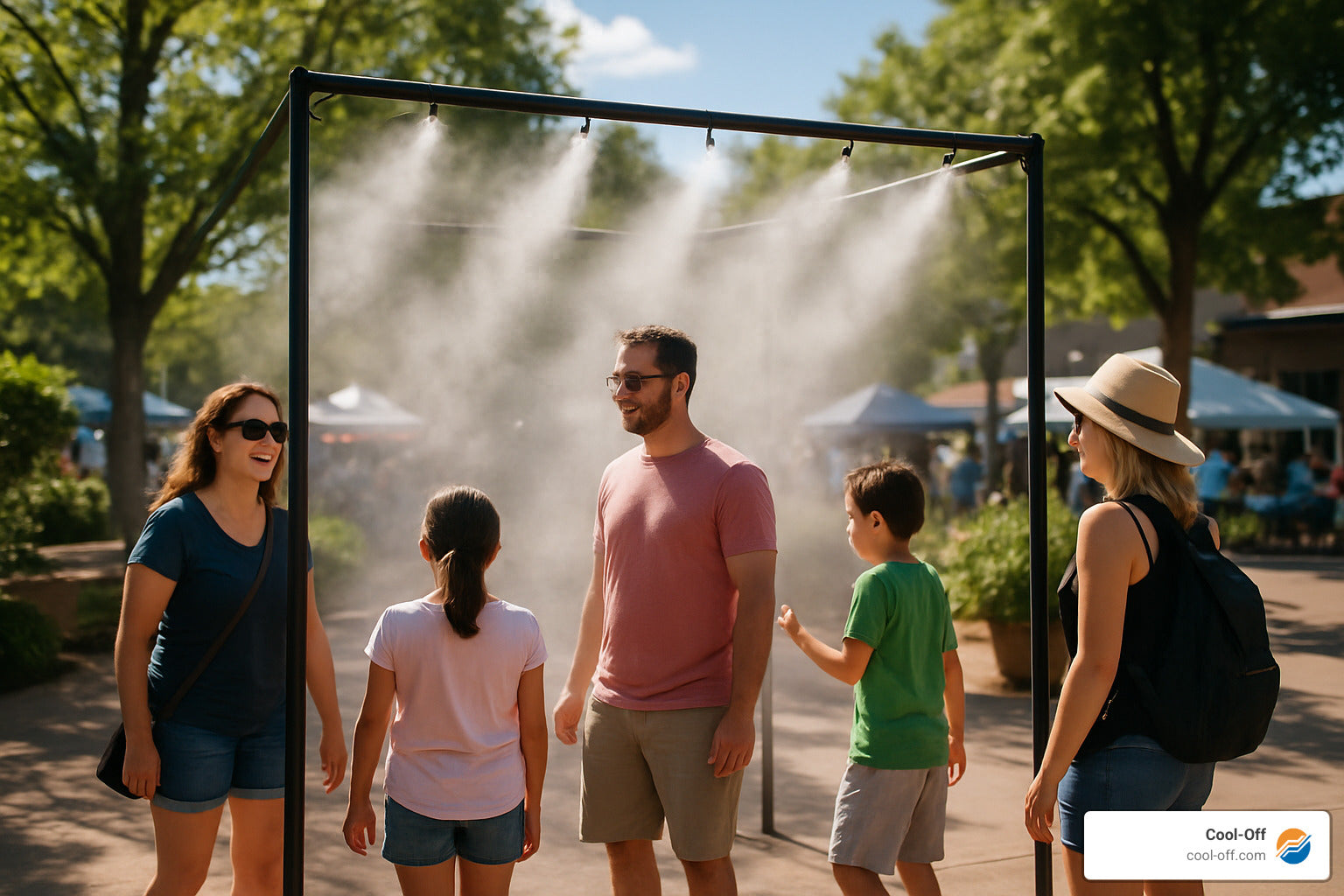 Stay Chill Anywhere with Portable Misting Stations | Cool-Off™
