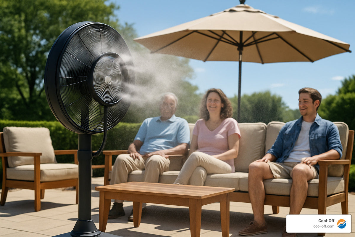 The Art of Cooling: High Pressure Misting Fans Explained