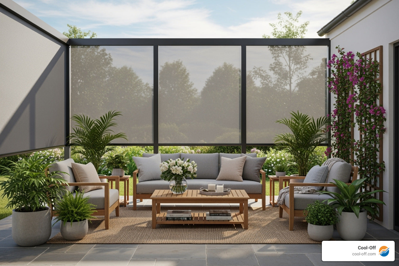 Beat the Heat with the Perfect Patio Sunscreen Shade | Cool-Off™