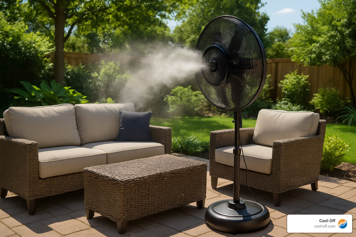 Misting Marvels: Top Reviews of Portable Cooling Fans for Patios