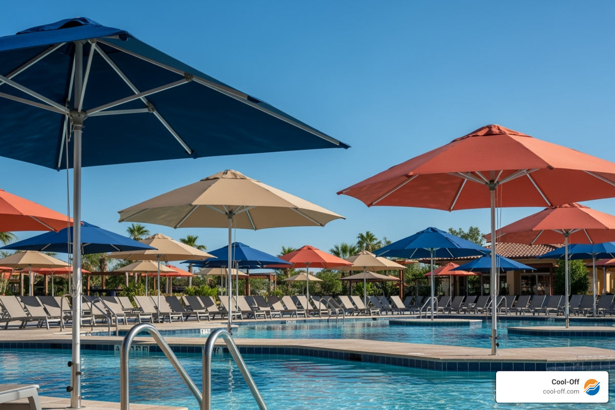 Umbrella Economics: Navigating Commercial Pool Umbrella Prices