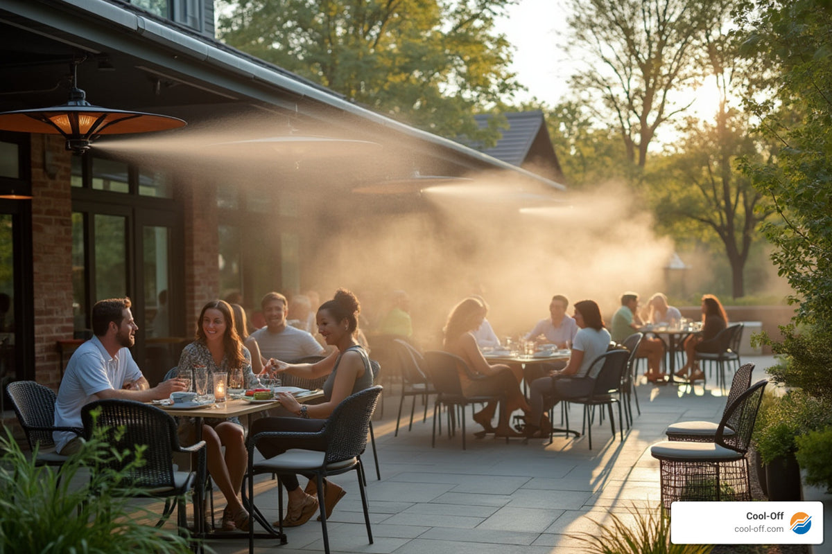 Patio Perfection: Misting Fans to Beat the Heat