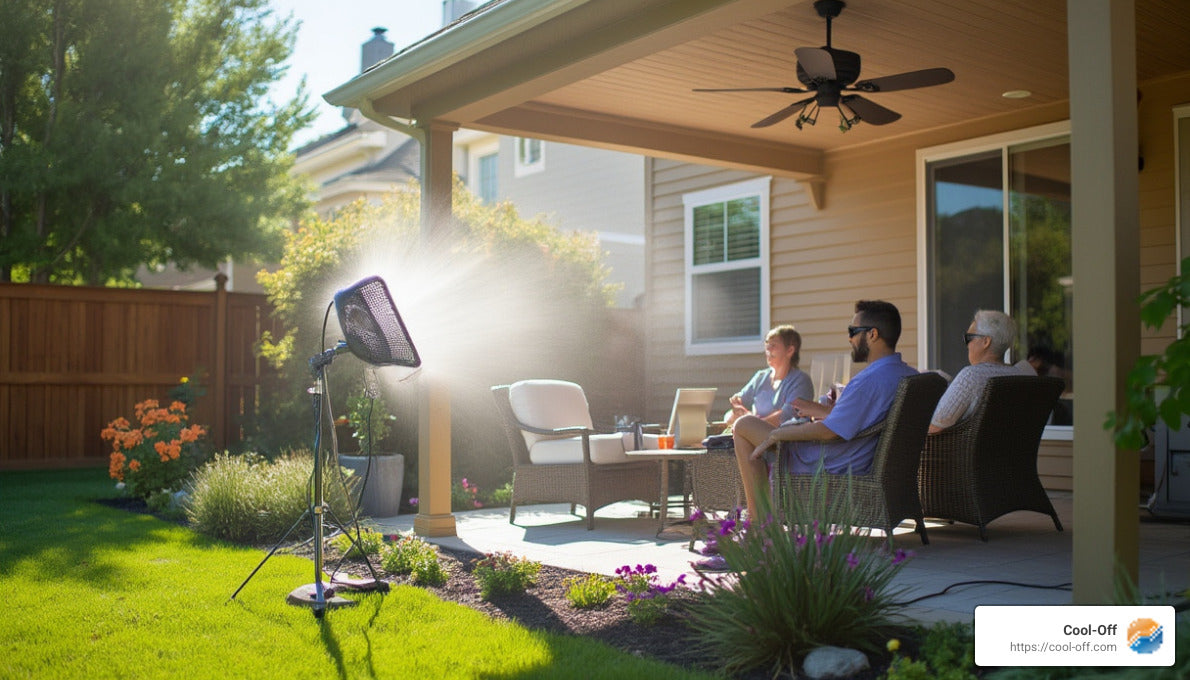 Cool Comfort: Installing the Perfect Patio Misting Fan System