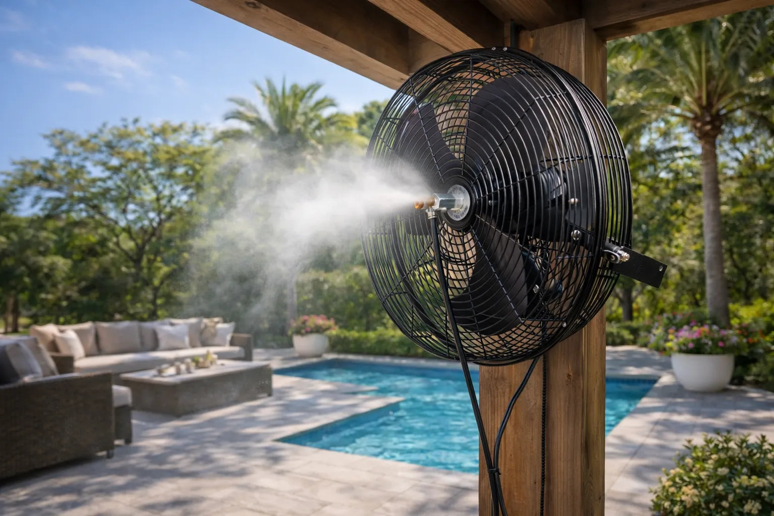 High Pressure Misting Fans