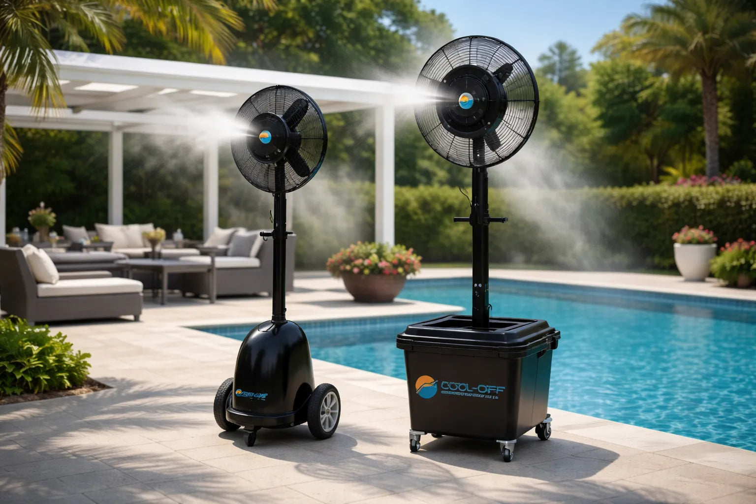 Portable Misting Fans