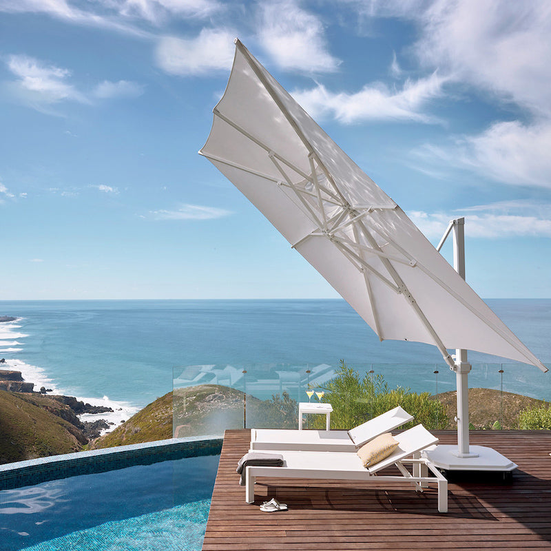 large patio umbrellas commercial Giant Rectangular EZ-Lift Umbrella Tier Outdoor Umbrella is a stylish and functional shade solution designed for patios Nova Giant Centerpost Umbrella