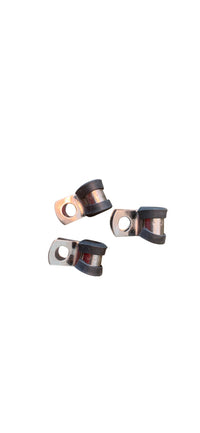 1/4" Rubberized Tubing Mounts - Bag of 10
