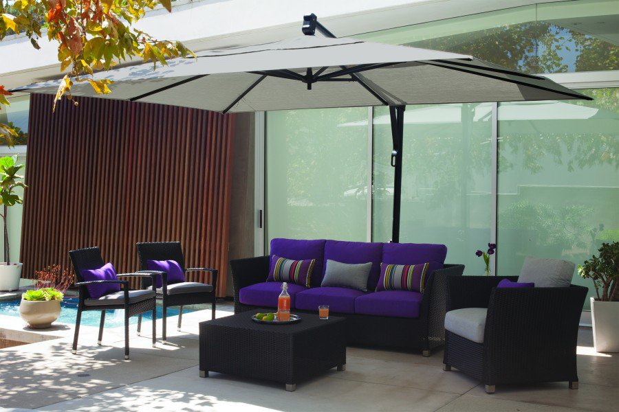 Treasure Garden 10' x 13' Rectangle Cantilever Umbrella