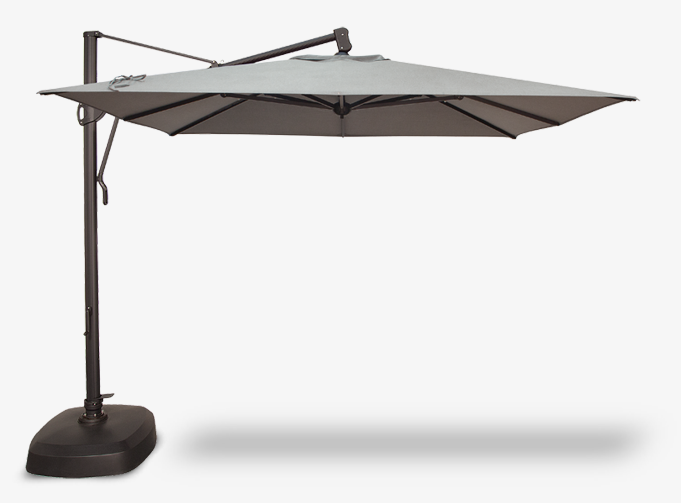 garden treasures offset patio umbrella Treasure Garden 11.5' Square Cantilever Umbrella