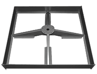 Shademaker Polaris 11'6 Square Crank Lift Offset Patio Umbrella (POL-35S)