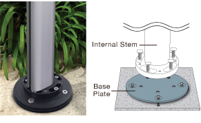 Jardinico Sidepost Crank Lift Patio Umbrella JCP.301