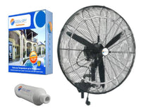 26" Cool-Off Oscillating Misting Fan (Low Pressure)