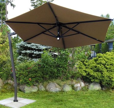 FIM  C-Series 10.5' Hexagon Cantilever Patio Umbrella