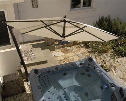 FIM  C-Series 10.5' Hexagon Cantilever Patio Umbrella