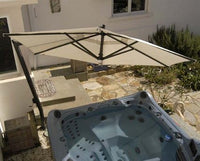FIM  C-Series 10.5' Hexagon Cantilever Patio Umbrella