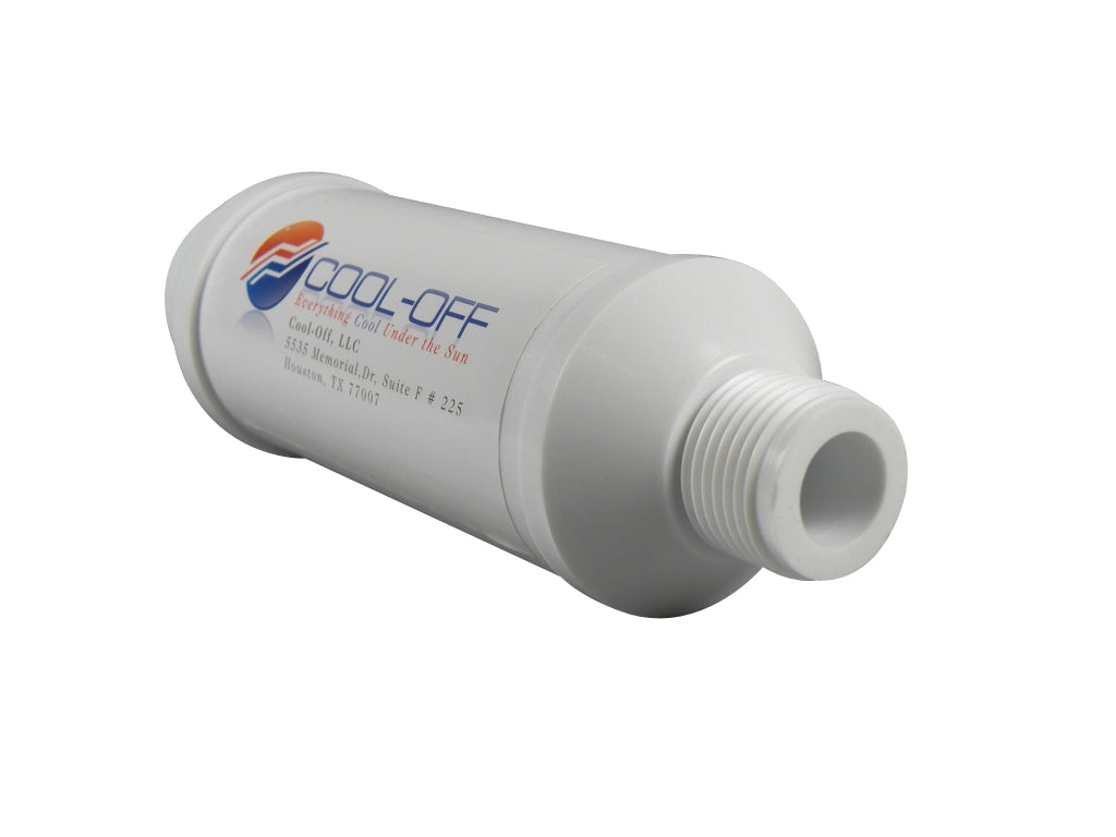 Inline Hexa Phosphate 6" Filter w/ 3/4" Male & Female Fittings