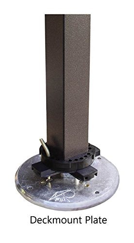 deck mount patio umbrella base FIM C-Series 10.5' Hexagon Cantilever Patio Umbrella