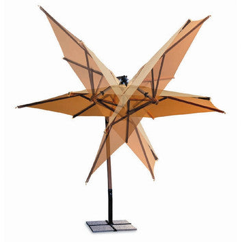 FIM  C-series 10.5' Hexagon Offset Patio Umbrella