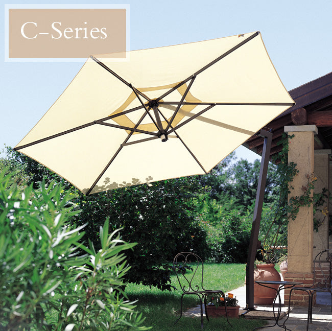 FIM  C-Series 10.5' Hexagon Cantilever Patio Umbrella
