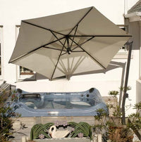 FIM  C-Series 10.5' Hexagon Cantilever Patio Umbrella