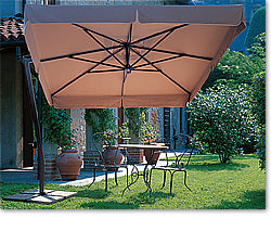 FIM P-Series 9.5' Square Cantilever Patio Umbrella 9.5' x 9.5'