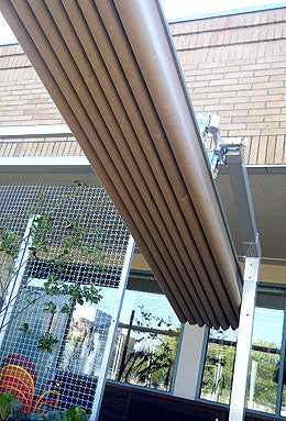 FIM Flexy Twin Aluminum 8' X 17' Rectangular Offset Patio Umbrella