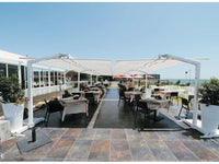 FIM Flexy Aluminum 10' x 10' Rectangular Offset Patio Umbrella