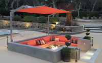 FIM Flexy Aluminum 10' x 10' Rectangular Offset Patio Umbrella
