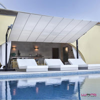 FIM Flexy Aluminum 10' x 10' Rectangular Offset Patio Umbrella