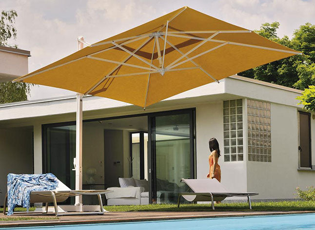 FIM P-Series 11.5' Square Cantilever Patio Umbrella 11.5' x 11.5' FIM P-Series 11.5' Square Cantilever Patio Umbrella 11.5' x 11.5'