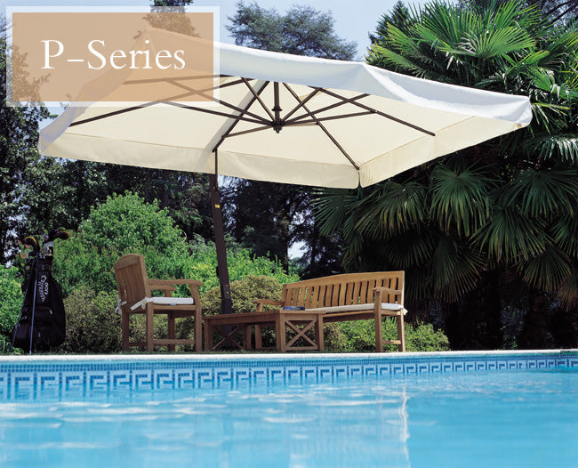 FIM P-series 10 x 13 Crank Lift Cantilever Patio Umbrella