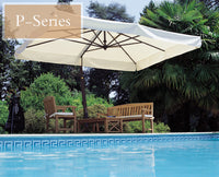 FIM P-series 10 x 13 Crank Lift Cantilever Patio Umbrella