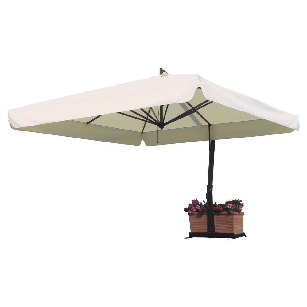 5 cantilever patio umbrella LAUSAINT HOME 12FT Deluxe Cantilever Umbrell Lausaint Home Tilt Mechanism FIM P-Series 9.5' Square Cantilever