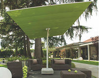 FIM Flexy Twin Aluminum 8' X 17' Rectangular Offset Patio Umbrella