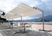 FIM Flexy Aluminum 8' x 12' Rectangular Offset Patio Umbrella