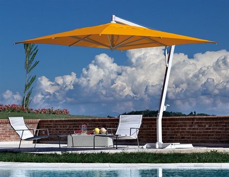 FIM P-Series 11.5' Square Cantilever Patio Umbrella 11.5' x 11.5'