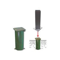 FIM Flexy Aluminum 8' x 16' Rectangular Offset Patio Umbrella