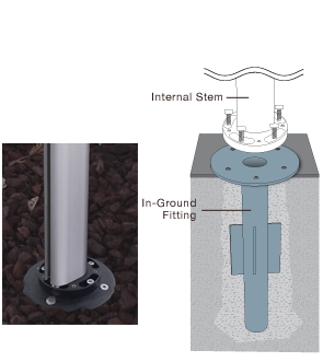 Shademaker Polaris 11'6 Square Crank Lift Offset Patio Umbrella (POL-35S)