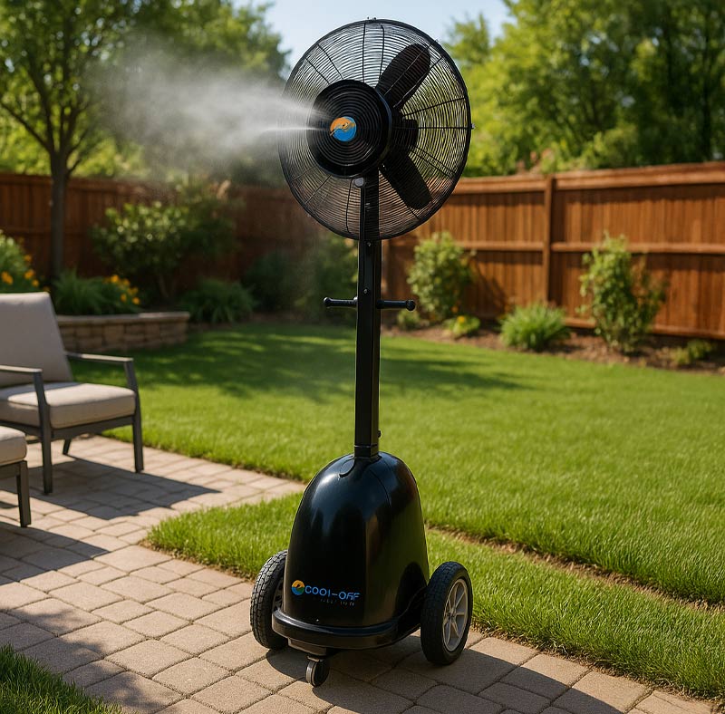 Island Breeze Portable Misting Fan