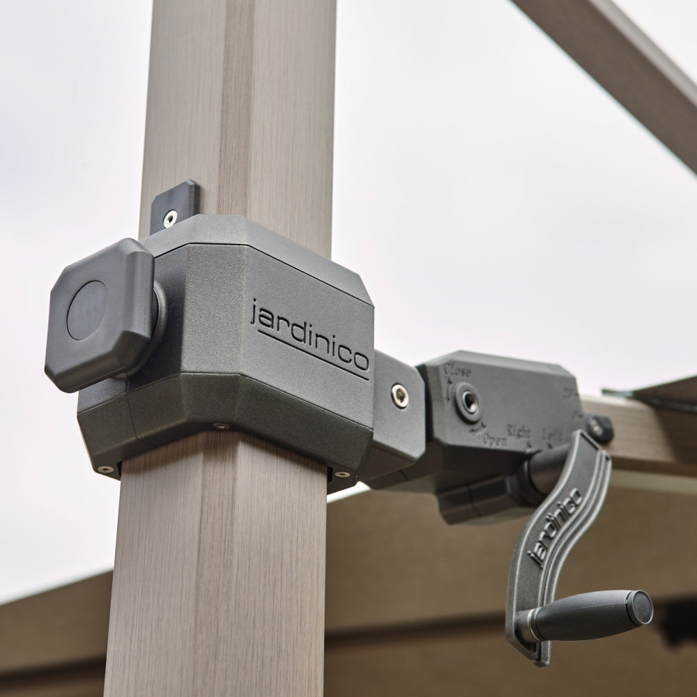 Jardinico Sidepost Crank Lift Patio Umbrella JCP.301
