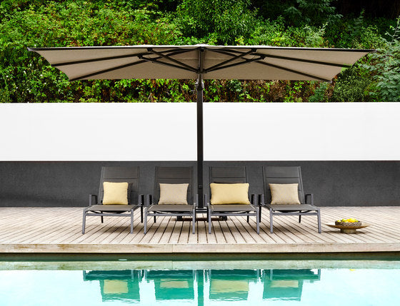 crank style patio umbrellas Jardinico Giant Sidepost Crank Lift Patio Umbrella JCP.401