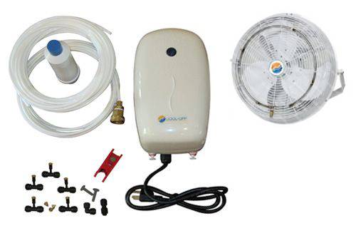 14" Misting Fan Kit - Mid Pressure