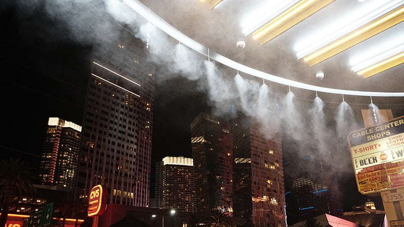 150' High Pressure Misting System Kit w/Remote Control Pump - (65 Misting Nozzles)