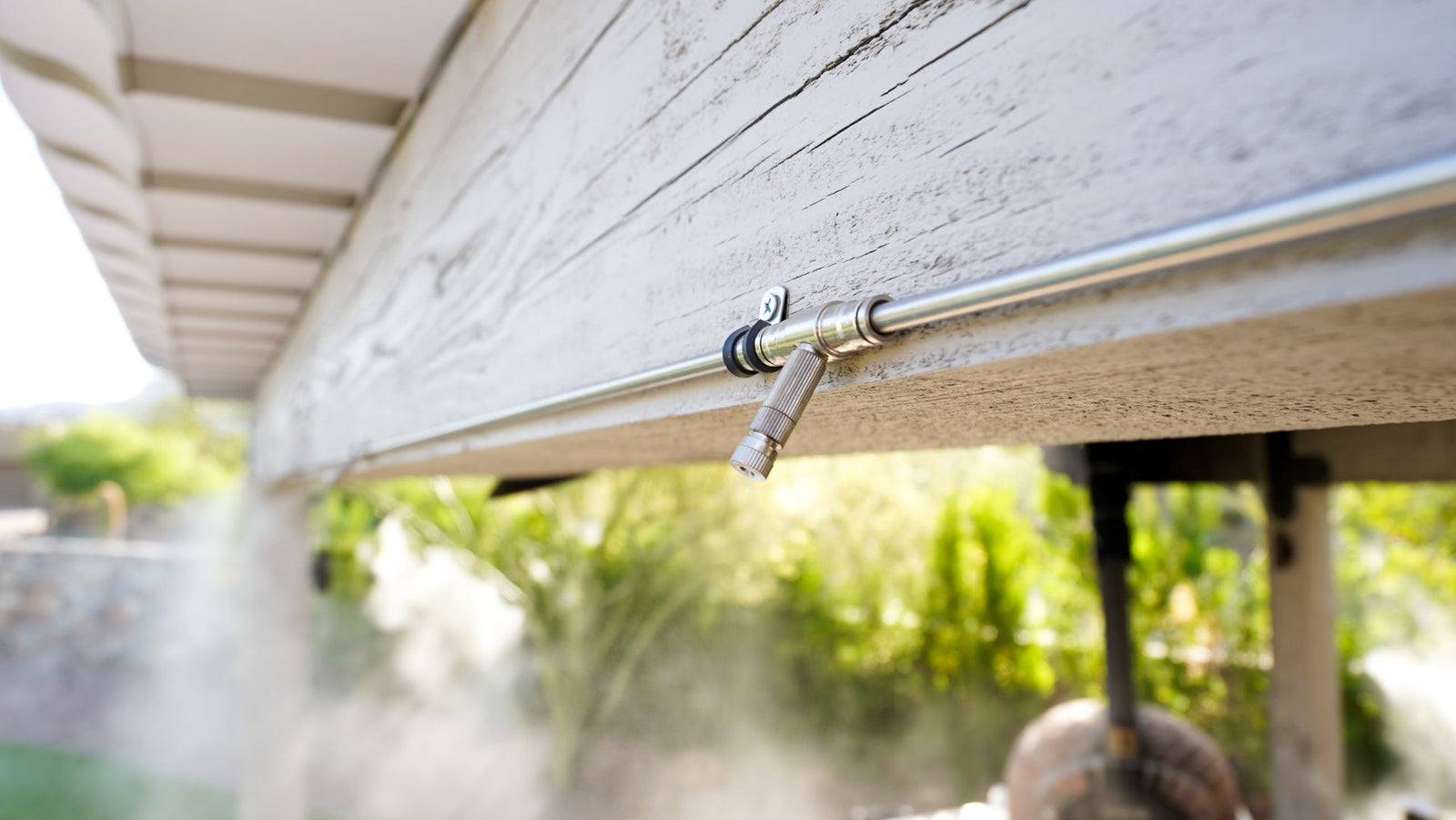 25’ Stainless Steel High Pressure Misting System Kit w/remote - (15 Misting Nozzles)