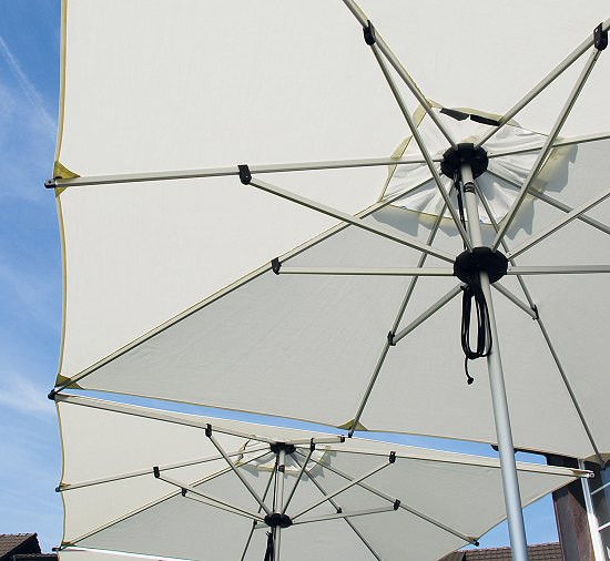 Shademaker Libra 8' Square Push Up Patio Umbrella (LIB-25S)