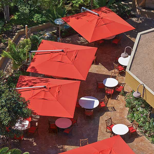 Shademaker Galaxy 11'5' Crank Lift Patio Umbrella (SMGALAXY35S)